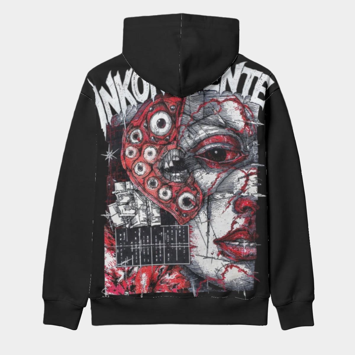 All-Over Print Men's Thicken Pullover Hoodie