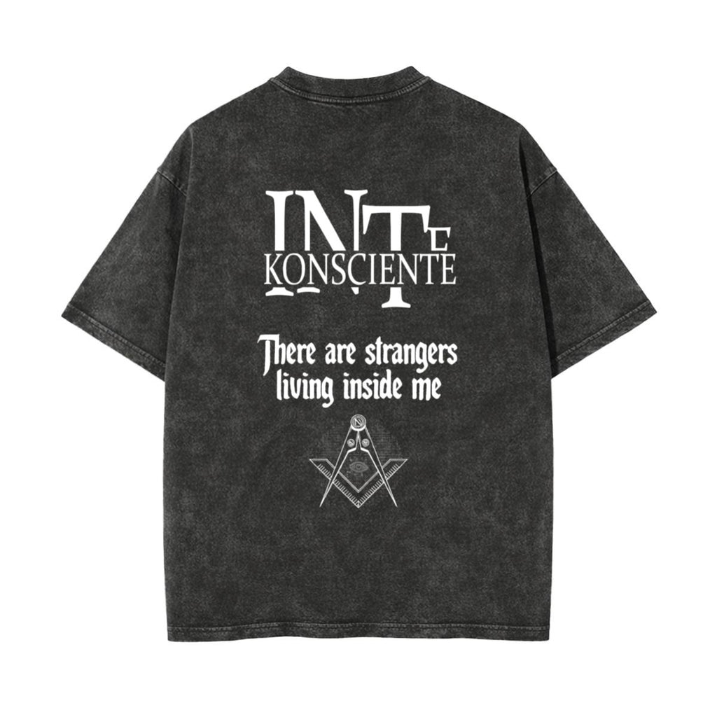 Unisex Heavyweight Washed T-shirt Printed in USA|250GSM Cotton DTF Double-sided