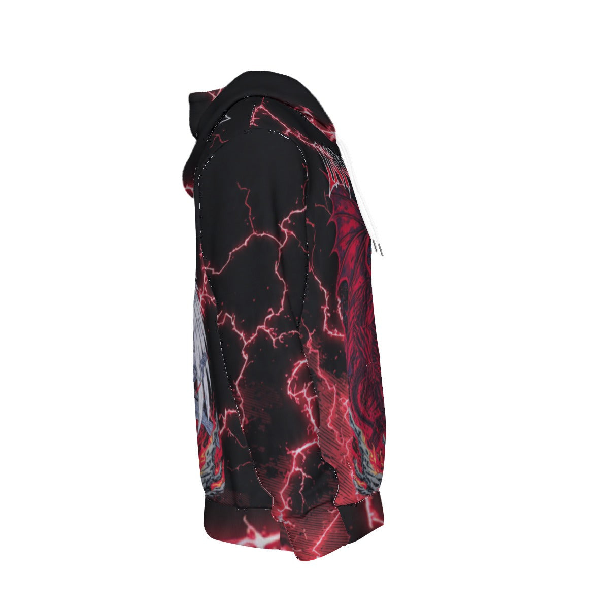 All-Over Print Men's Thicken Pullover Hoodie