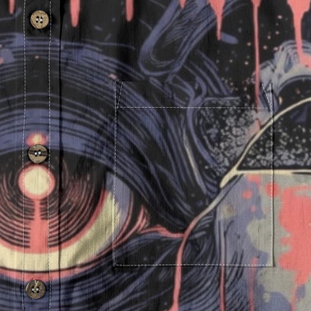 All-Over Print Men's Breathable Cotton Shirt|125GSM