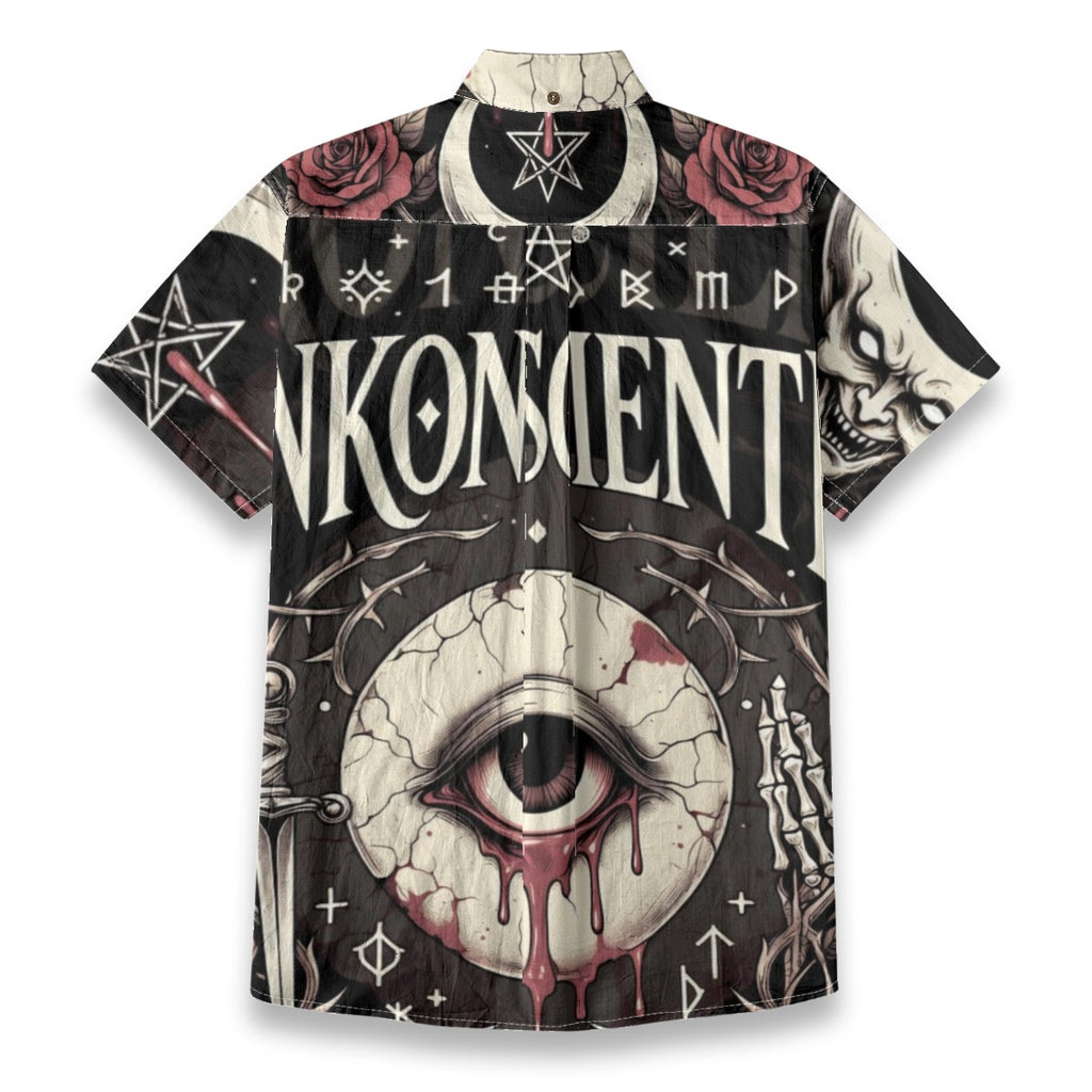 All-Over Print Men's Breathable Cotton Shirt|125GSM