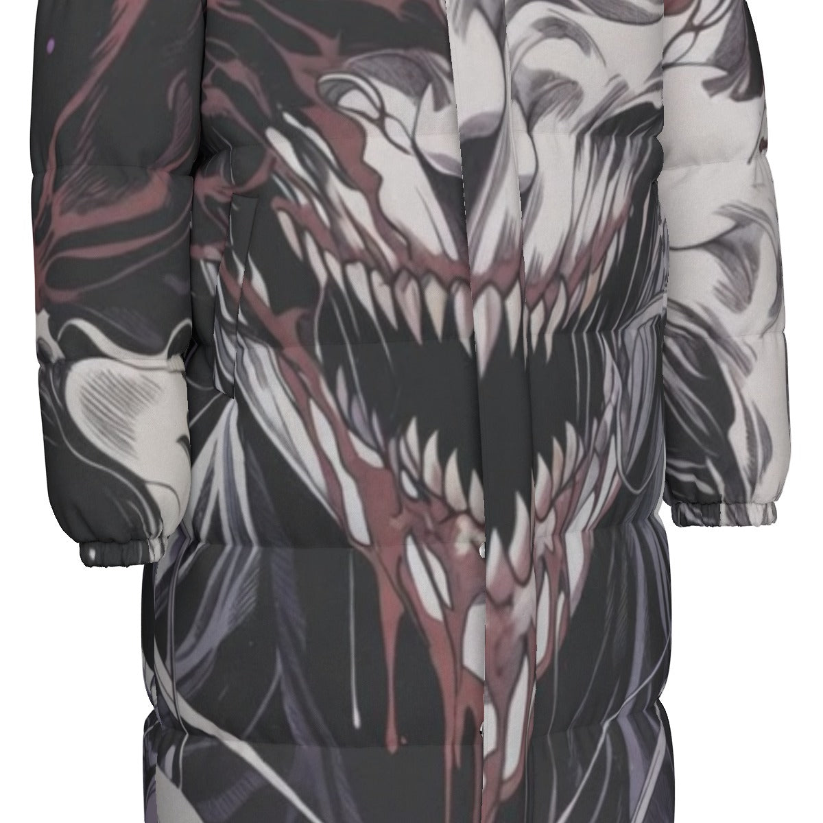 All-Over Print Unisex Long Down Jacket