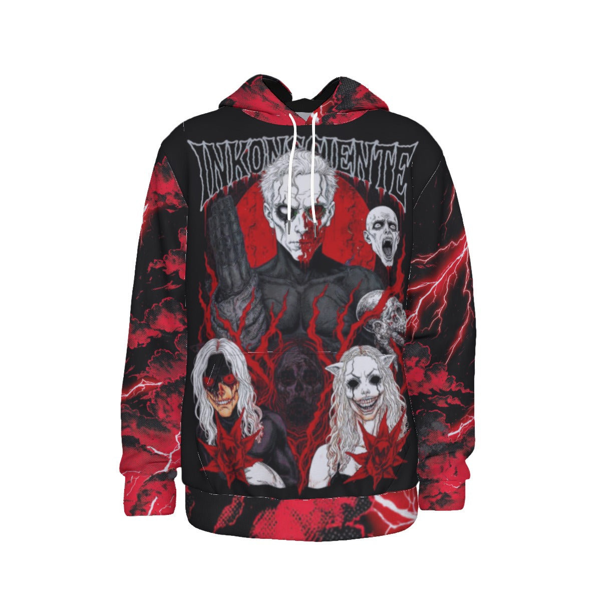 All-Over Print Men's Thicken Pullover Hoodie