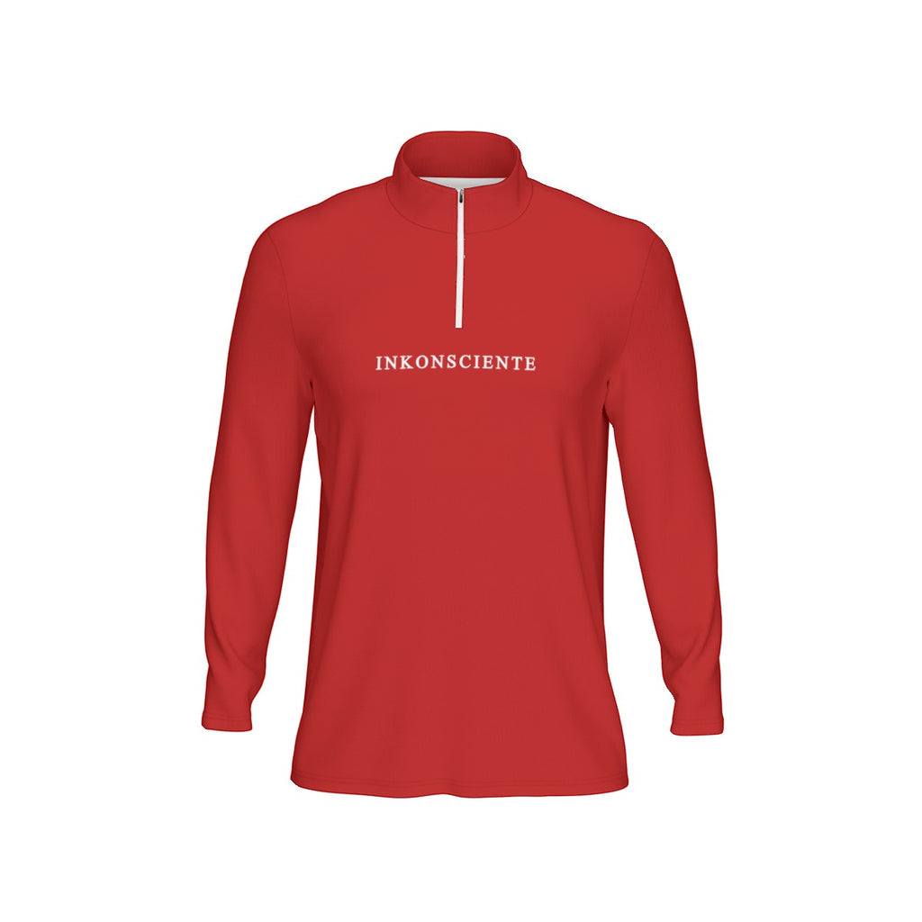 All-Over Print Men's Sports Collar Jersey With Long Sleeve| Interlock