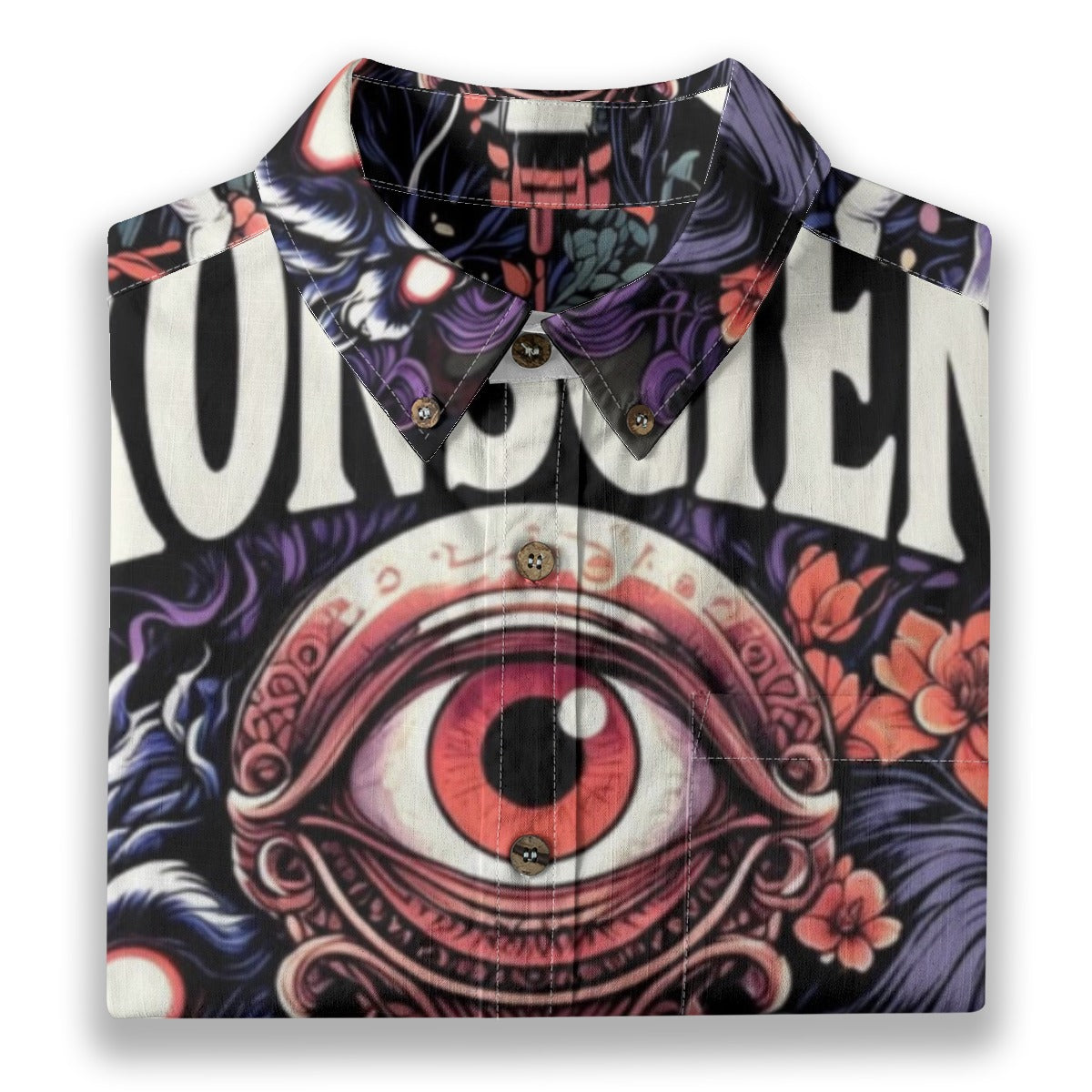 All-Over Print Men's Breathable Cotton Shirt|125GSM