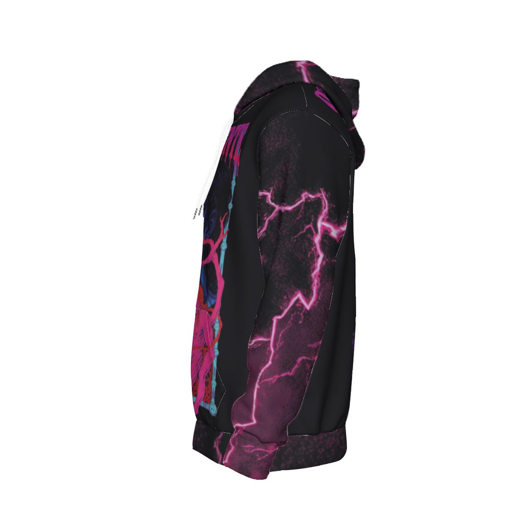 All-Over Print Men's Thicken Pullover Hoodie