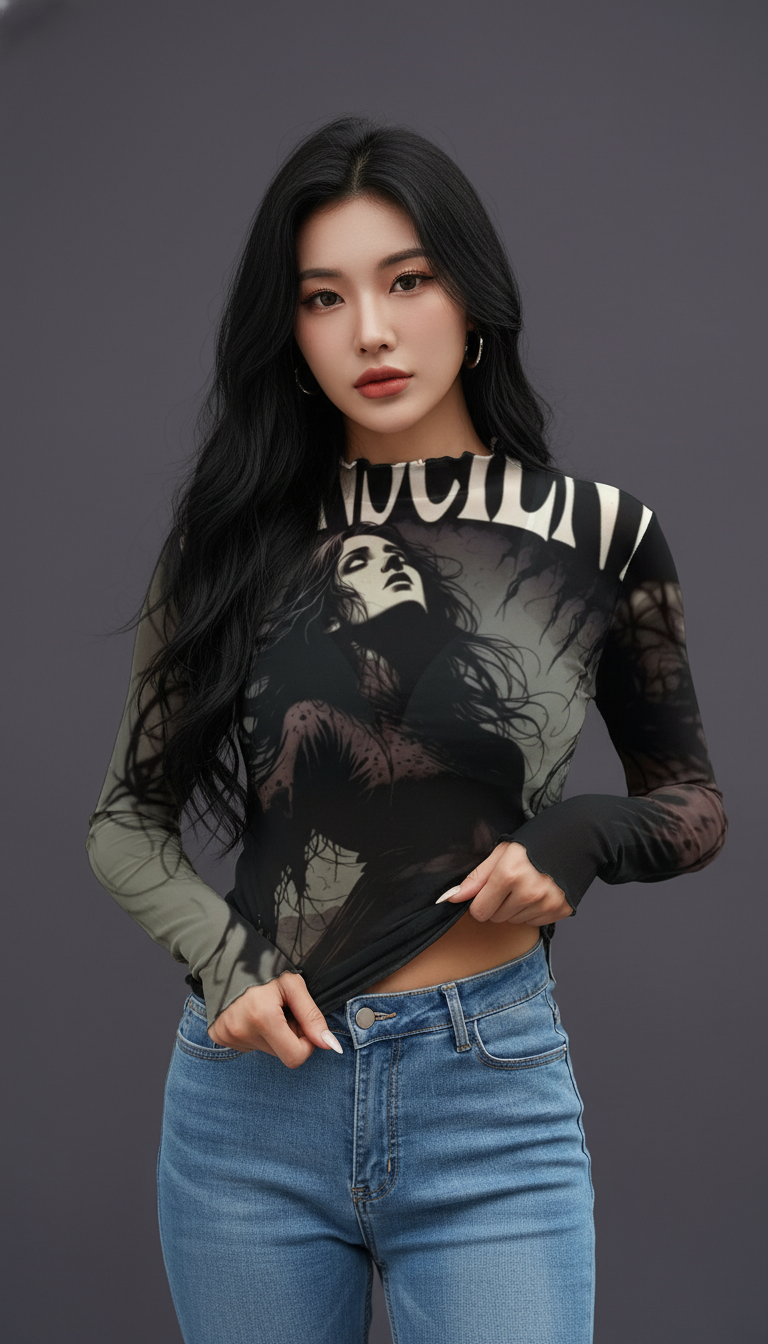 All-Over Print Women's Mesh T-shirt