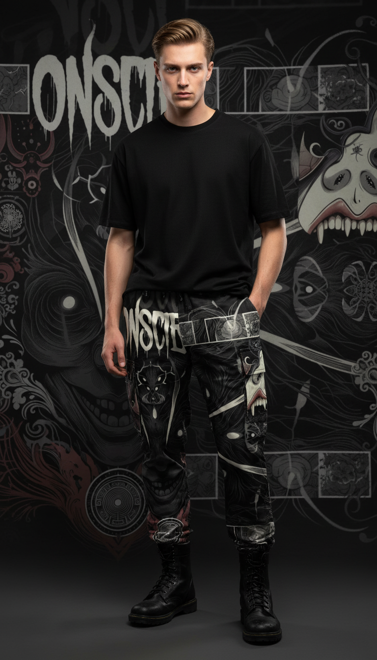 All-Over Print Men's Cargo Pants