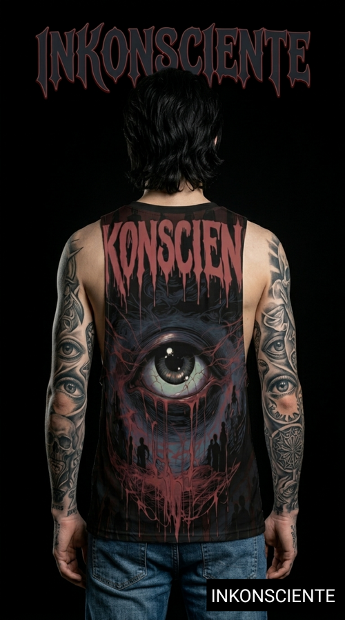 All-Over Print Men's O-neck Long Tank Top
