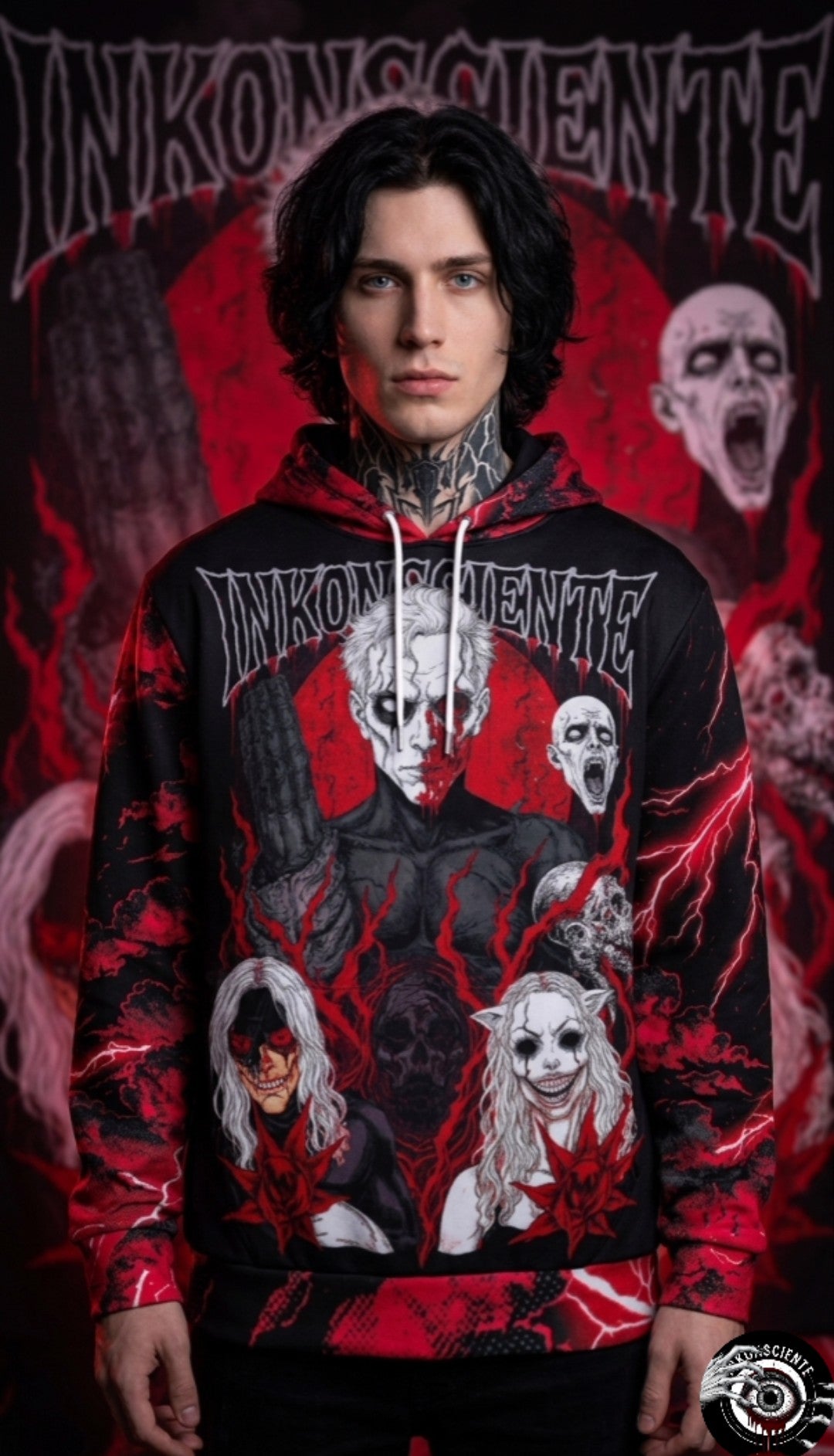 All-Over Print Men's Thicken Pullover Hoodie