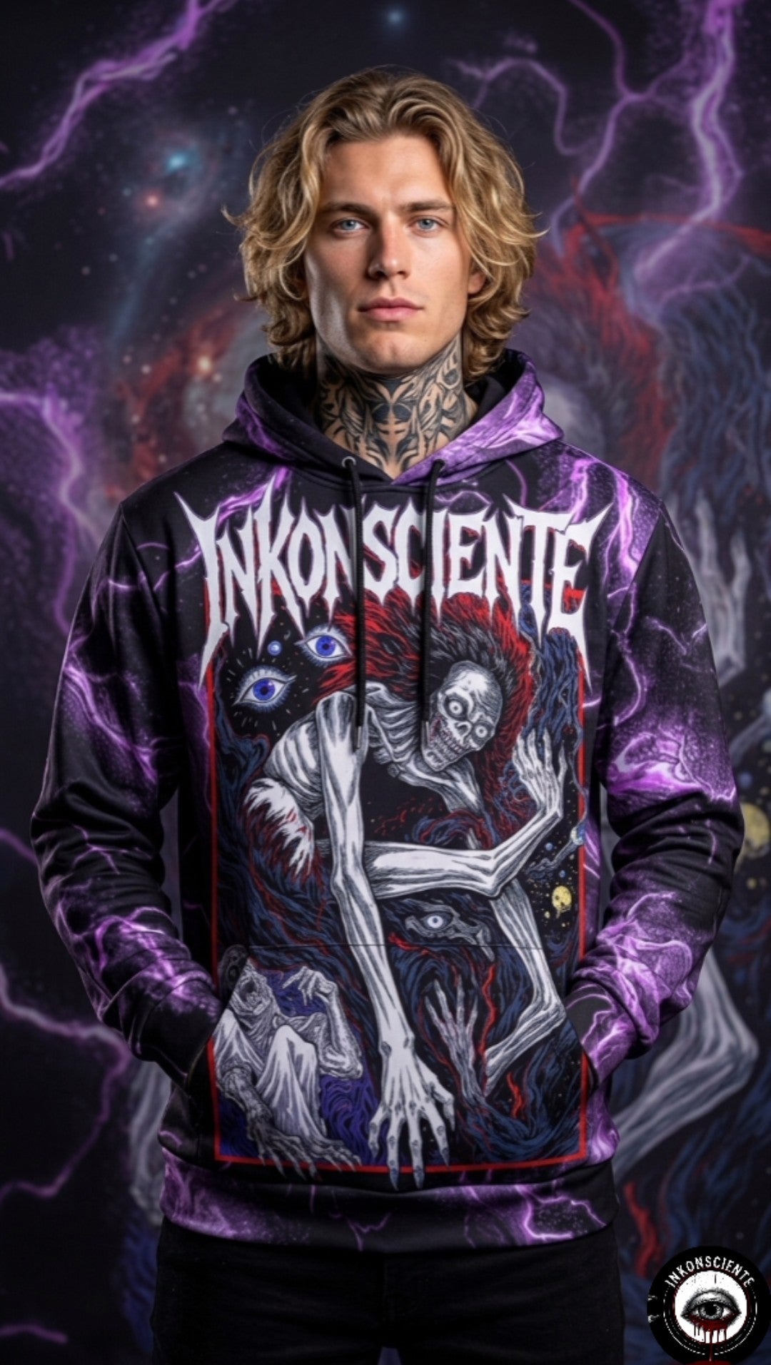 All-Over Print Men's Thicken Pullover Hoodie
