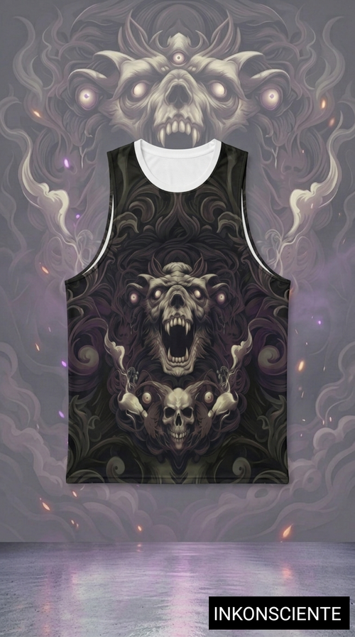 All-Over Print Men's O-neck Long Tank Top