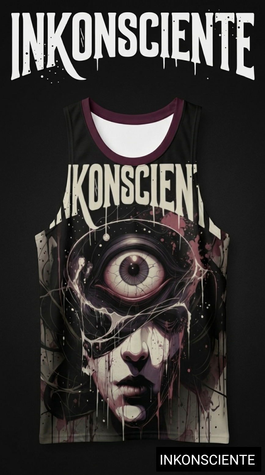 All-Over Print Men's O-neck Long Tank Top