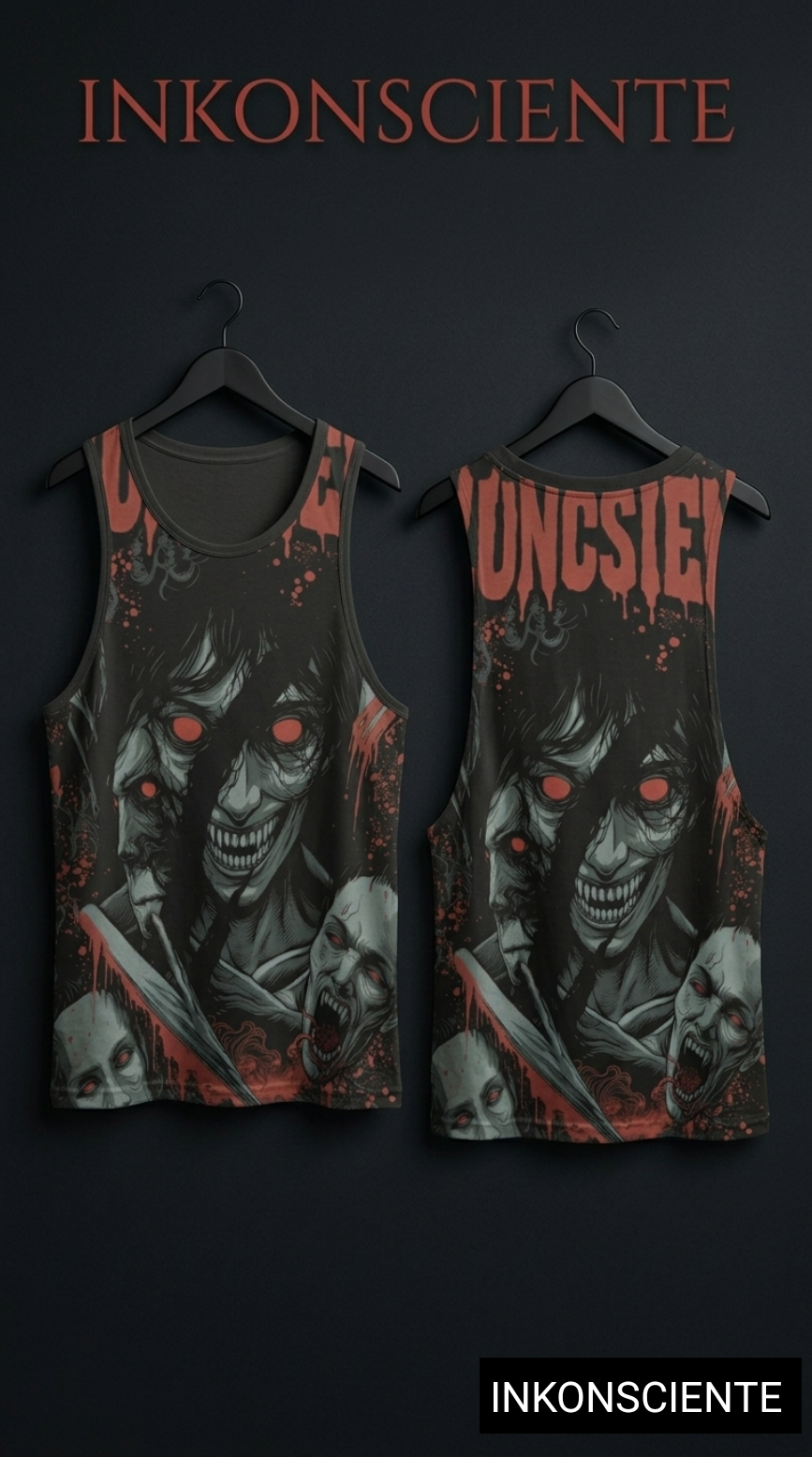 All-Over Print Men's O-neck Long Tank Top