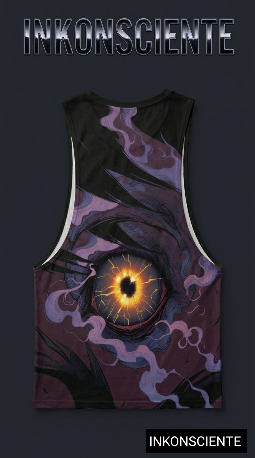 All-Over Print Men's O-neck Long Tank Top