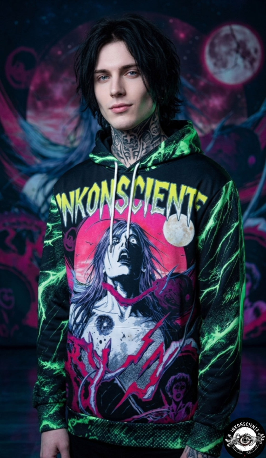 All-Over Print Men's Thicken Pullover Hoodie