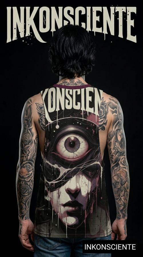 All-Over Print Men's O-neck Long Tank Top