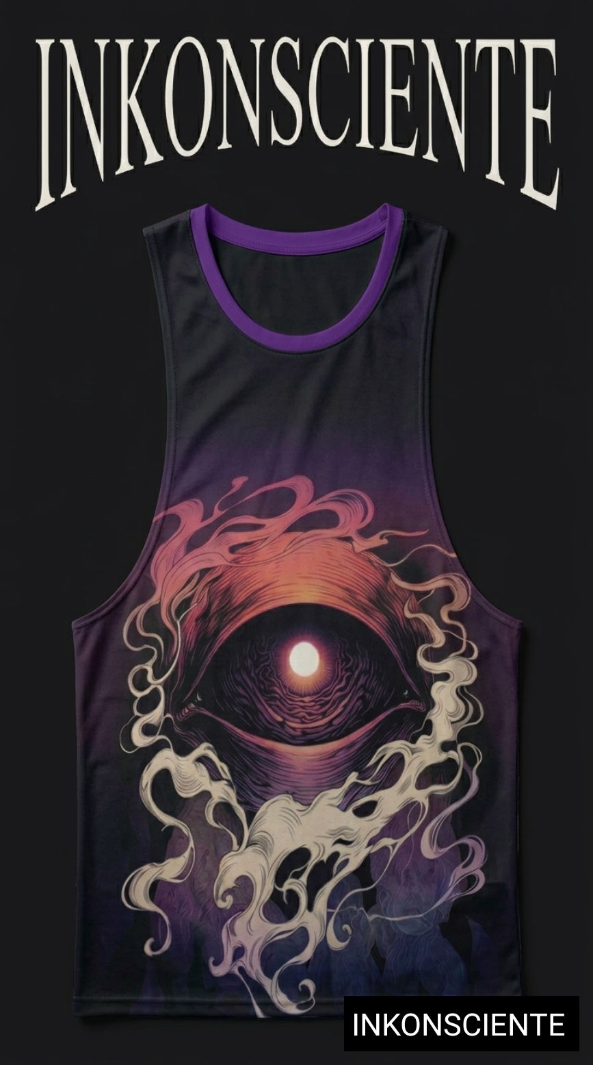 All-Over Print Men's O-neck Long Tank Top