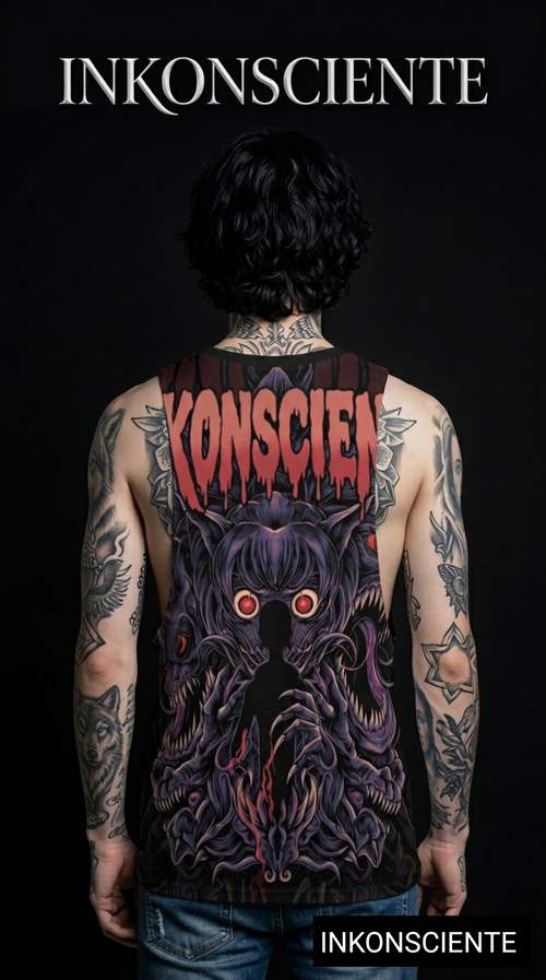 All-Over Print Men's O-neck Long Tank Top